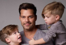 Los hijos de Ricky Martin están cada vez más grandes