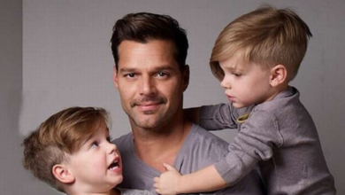 Los hijos de Ricky Martin están cada vez más grandes